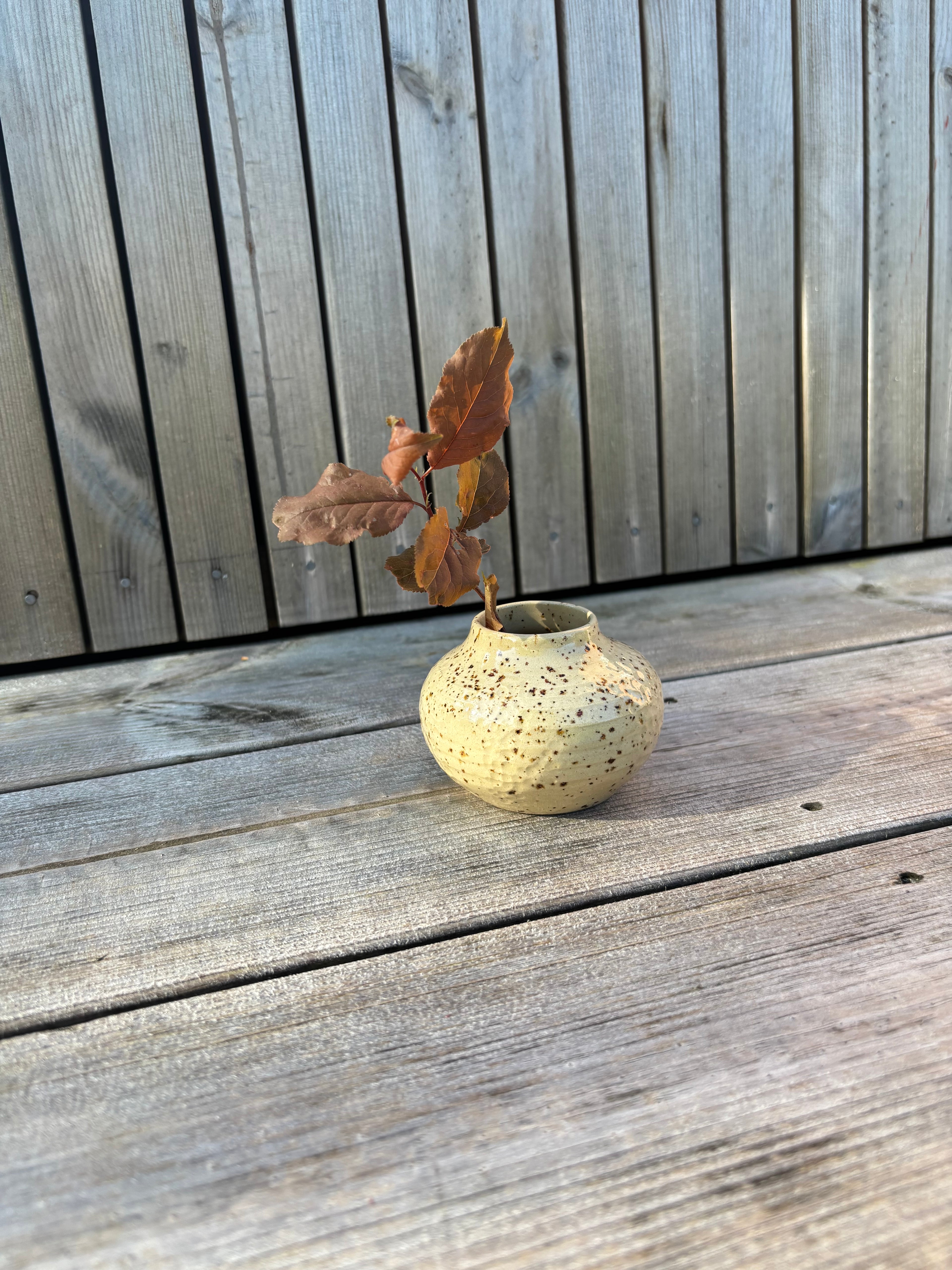 Lille lav lava vase