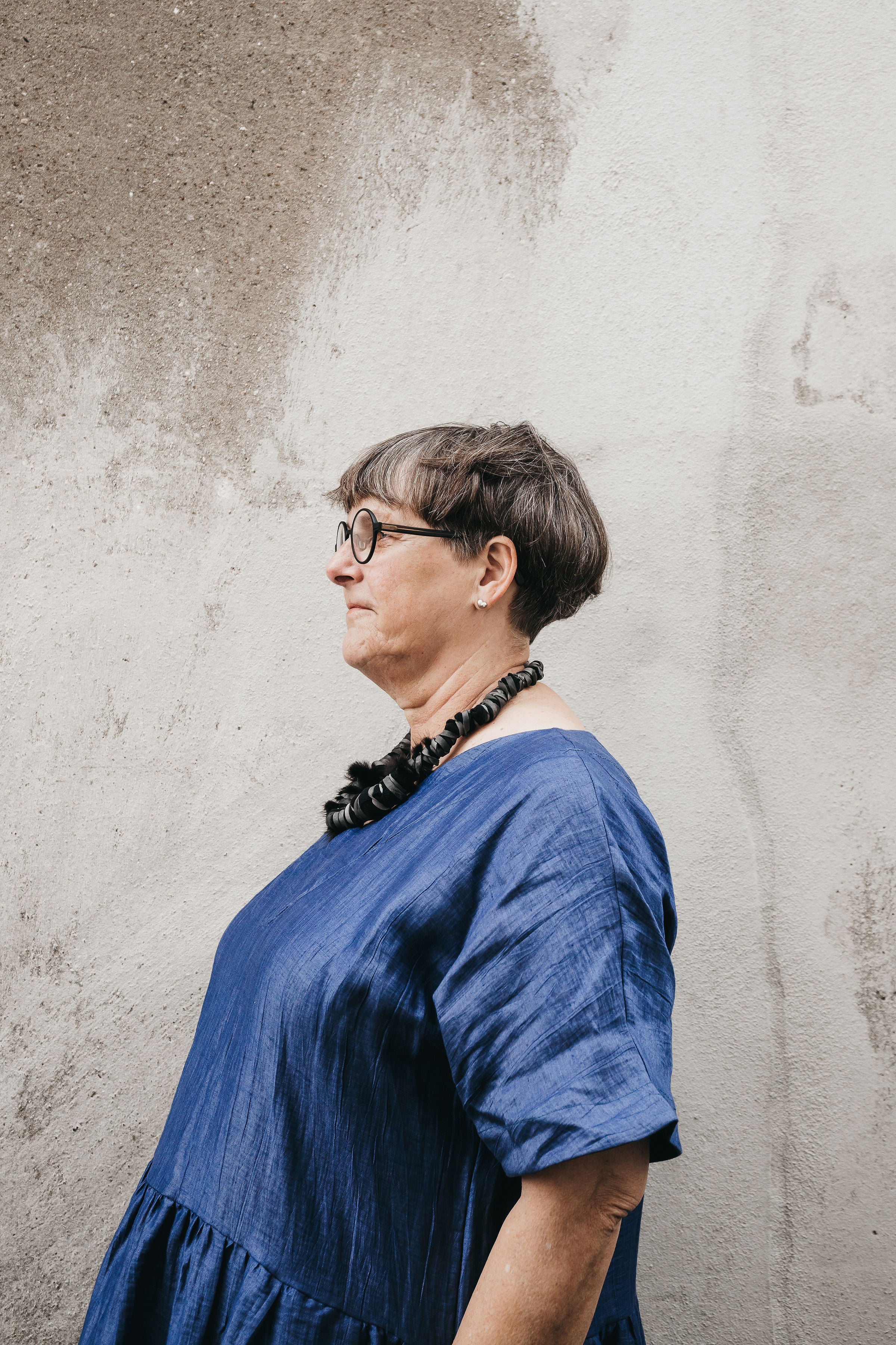 Rachel Dress Dusty Blue