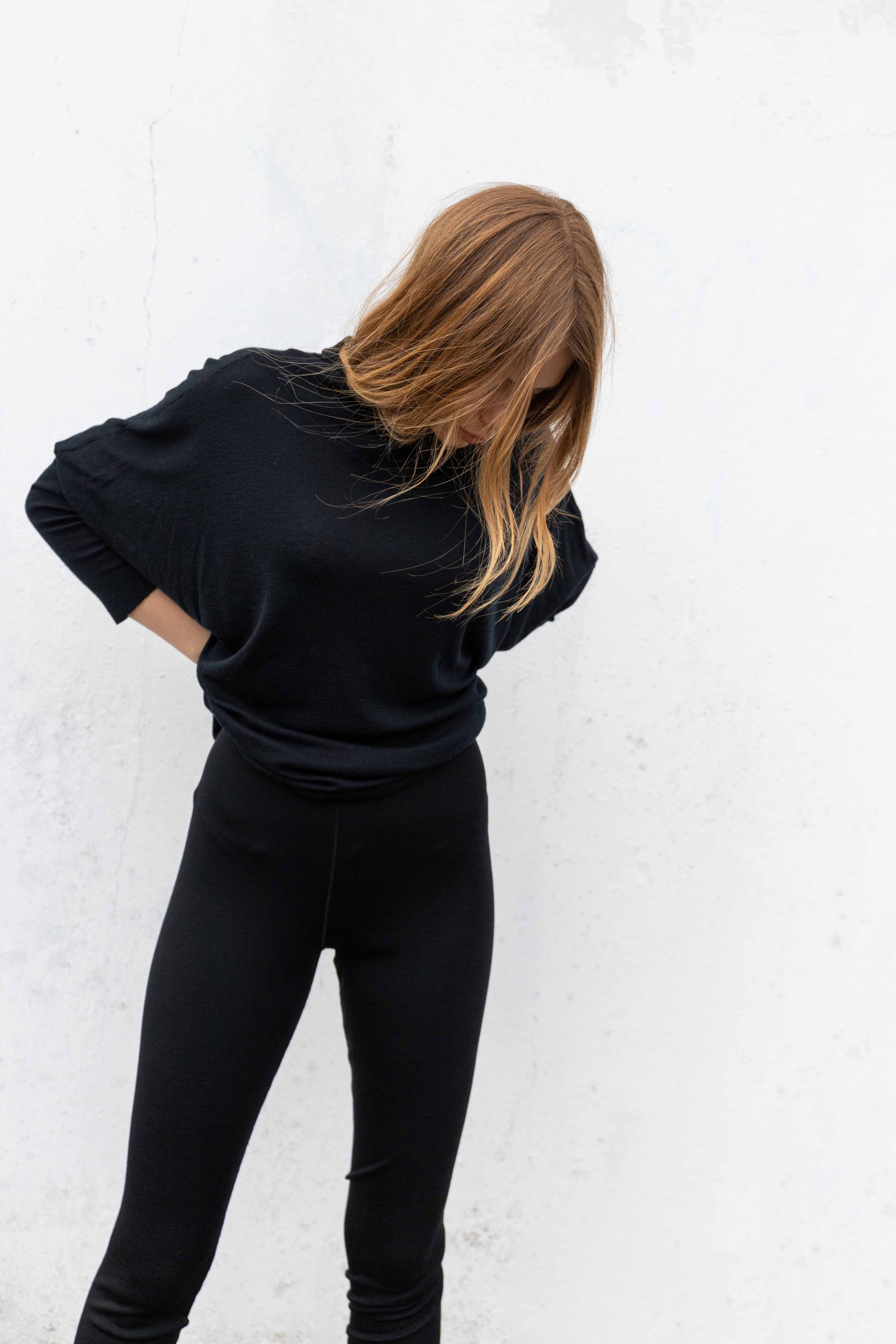 Pen Wool Leggings