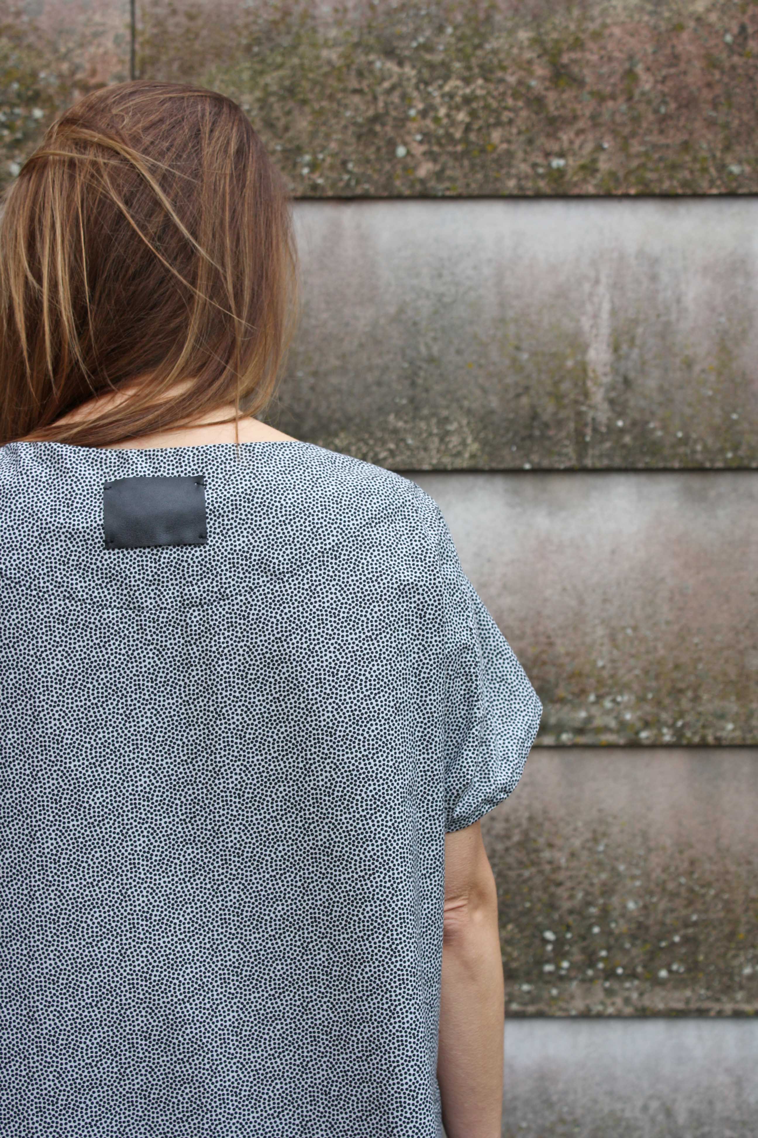 Petra Dress Grey Dot