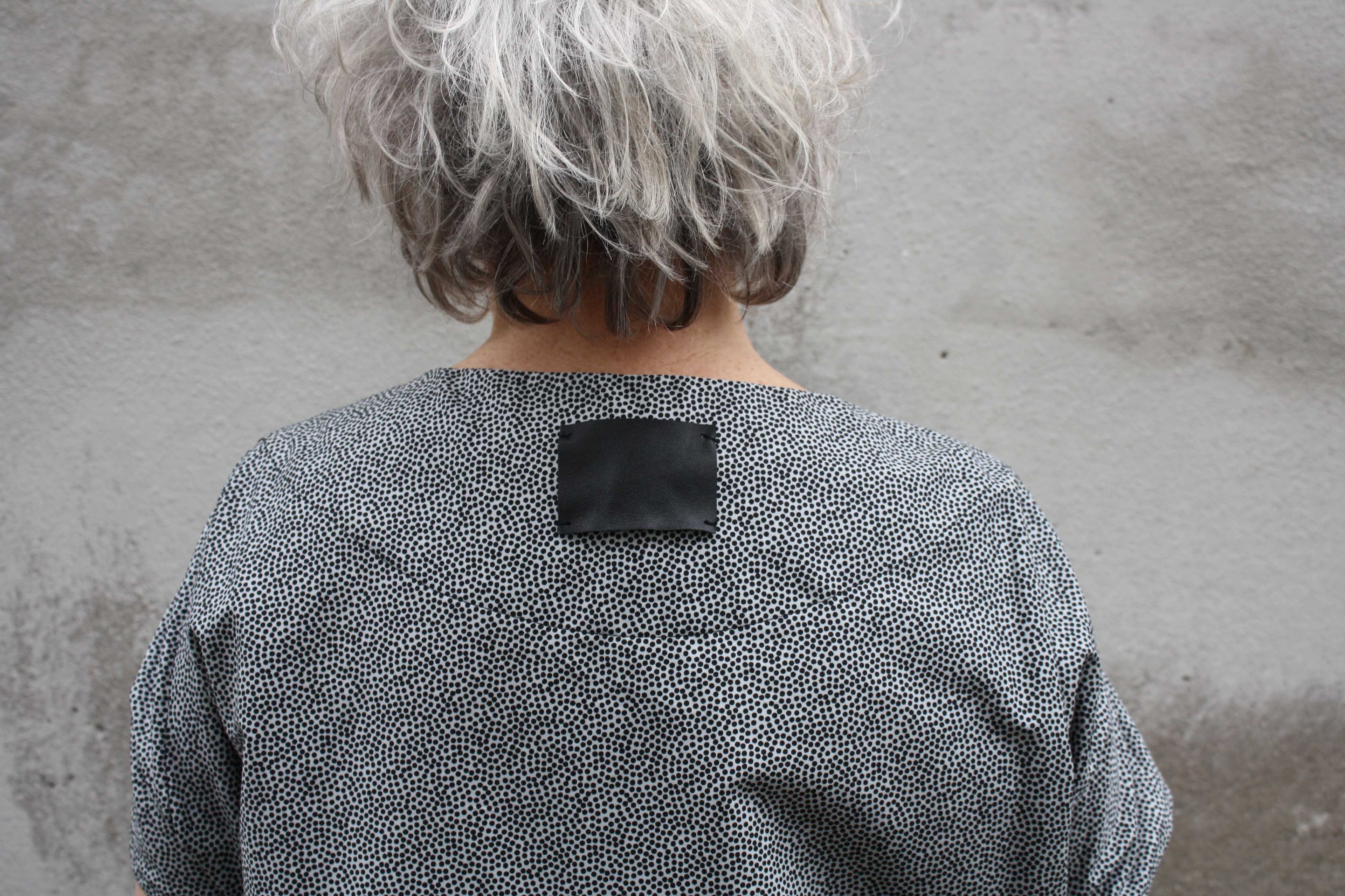 Petra Dress Grey Dot