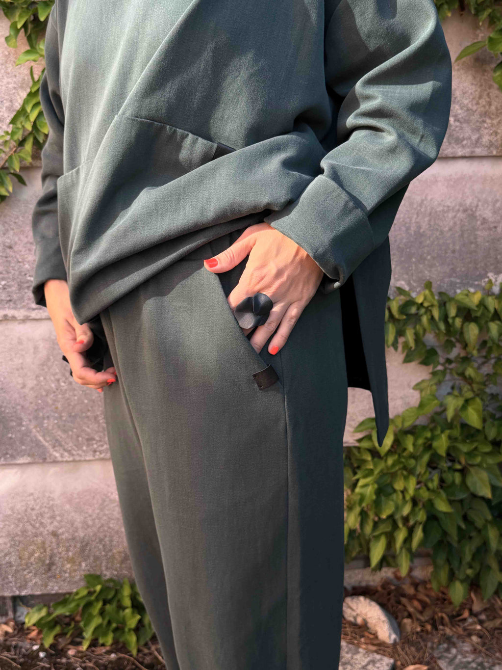 Ancher Esme Pants Bottle Green