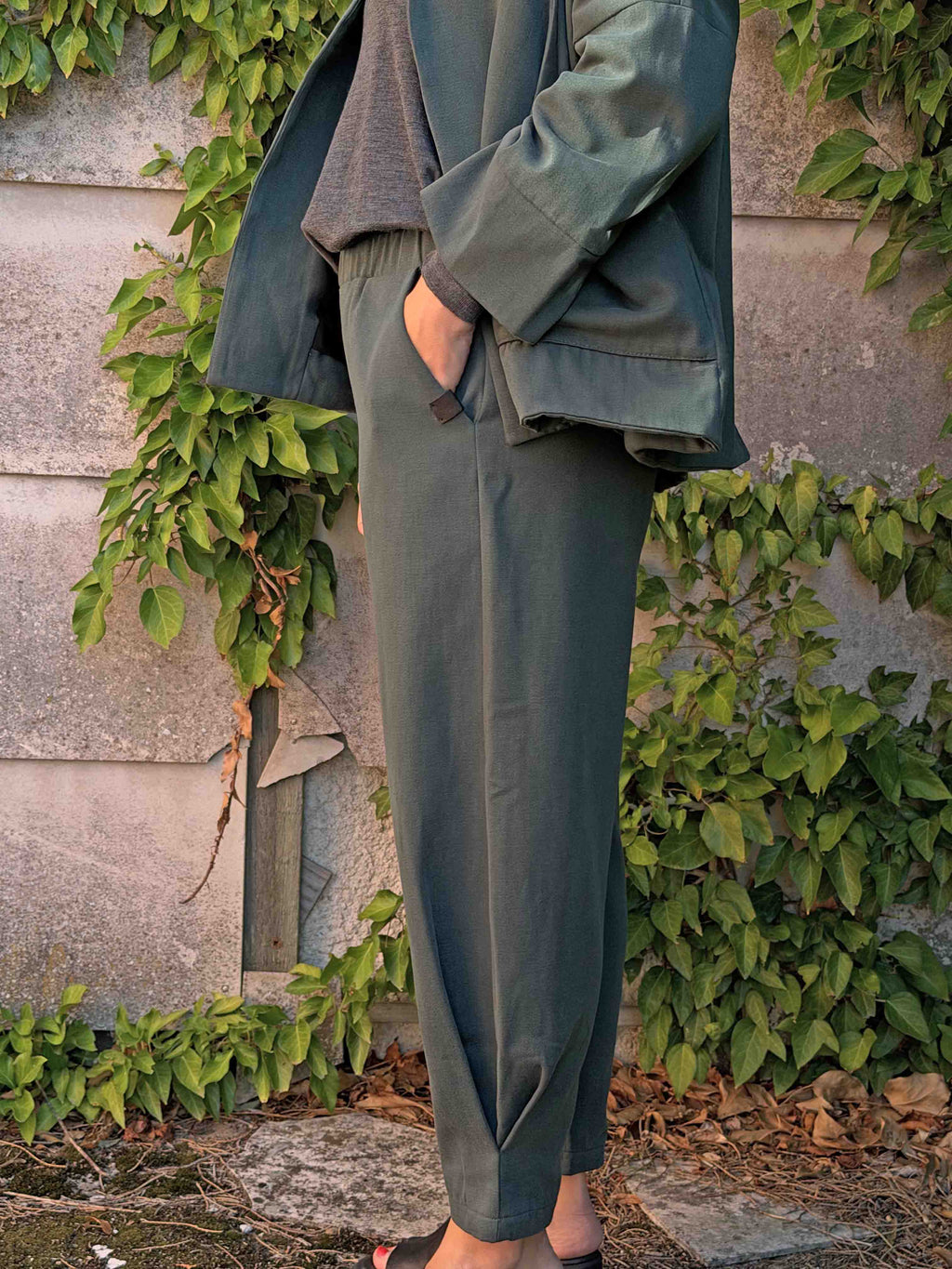 Ancher Jacket Bottle Green