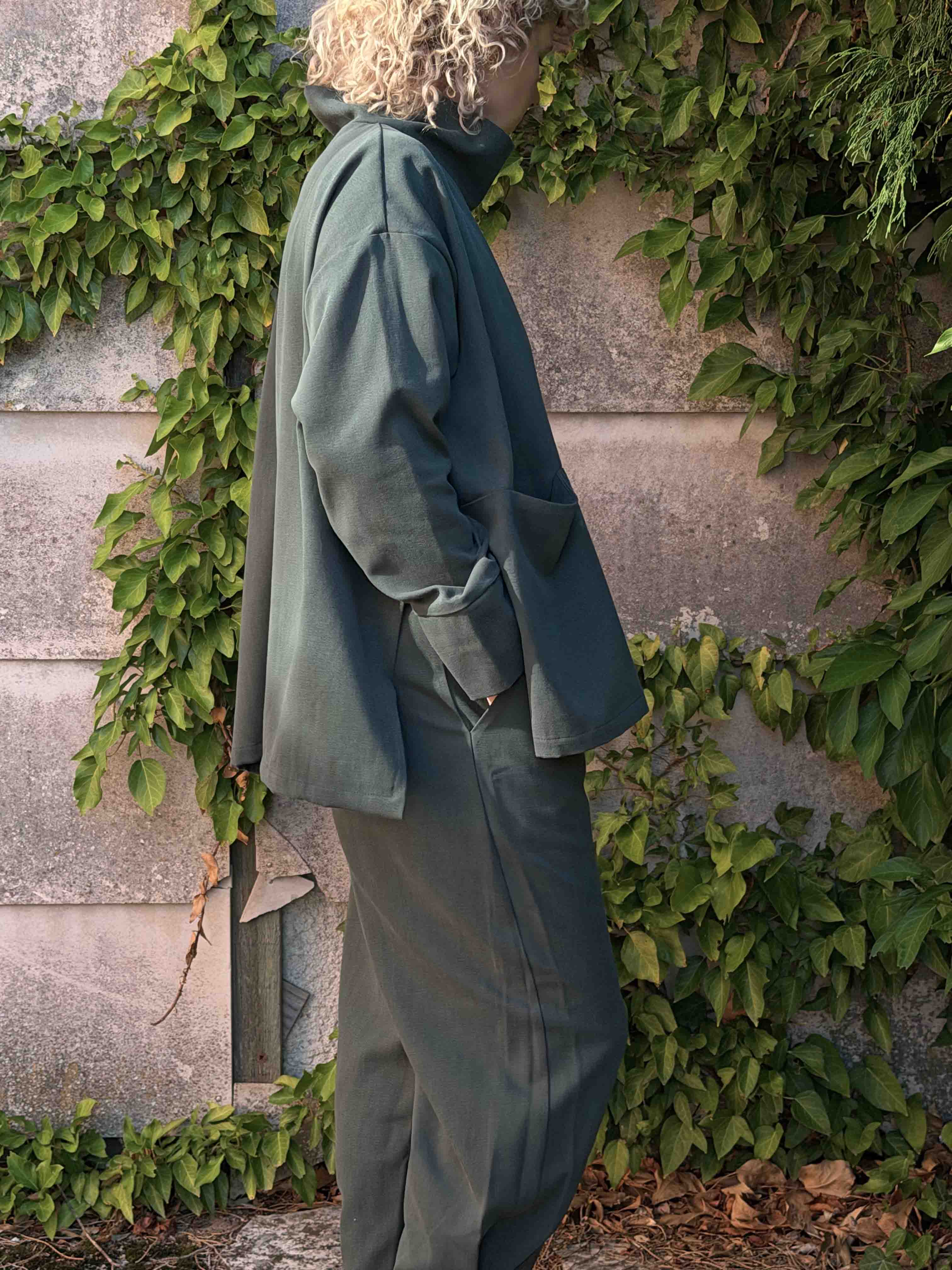 Ancher Blouse Bottle Green