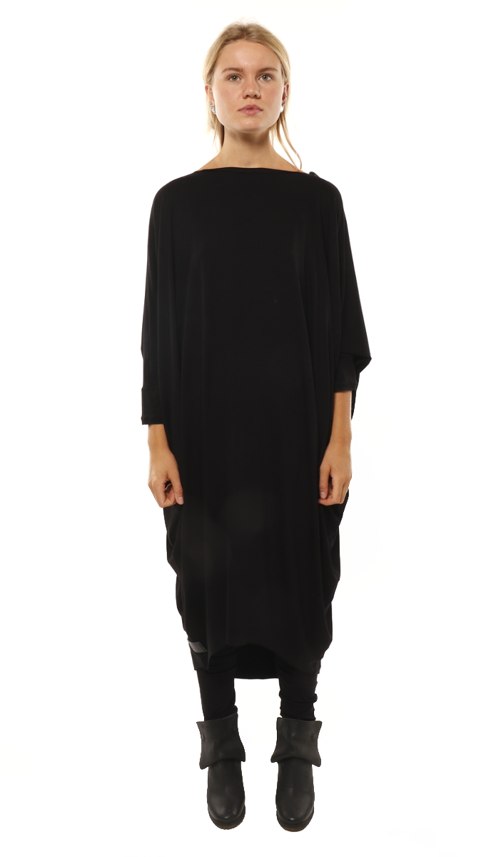 Drape Dress Black
