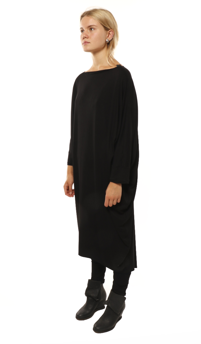 Drape Dress Black