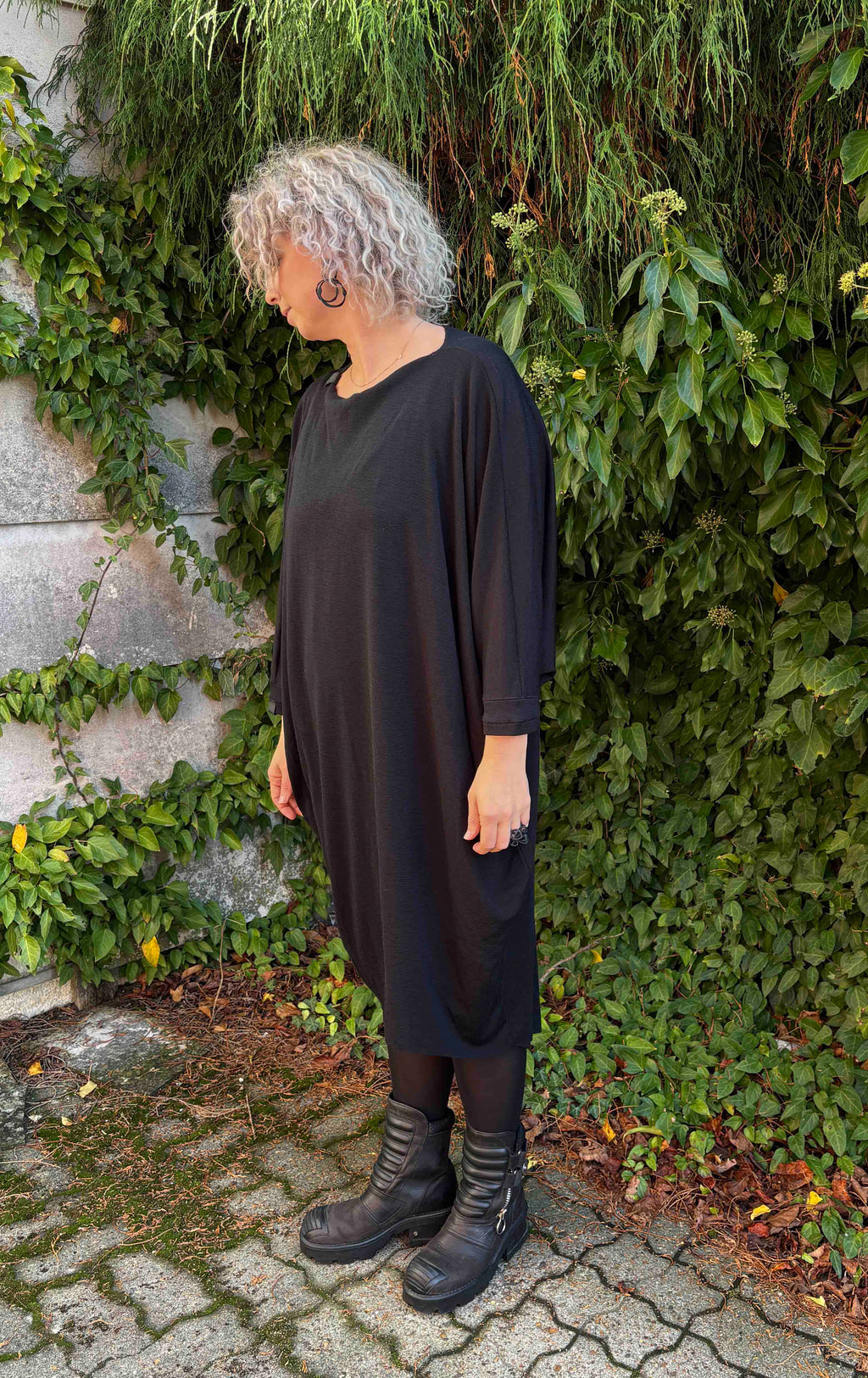 Drape Wool Dress