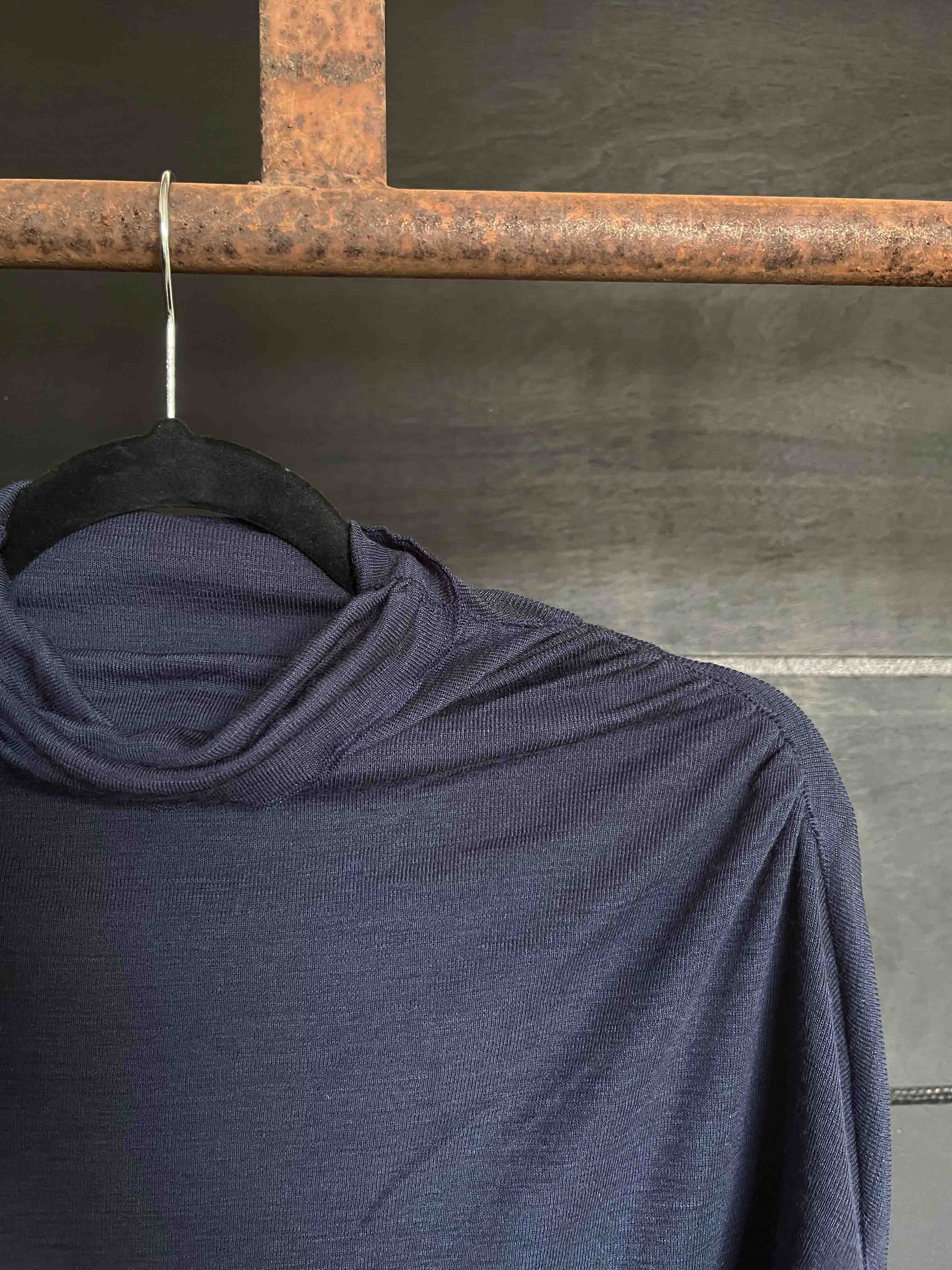 Long Turtle Wool Dress