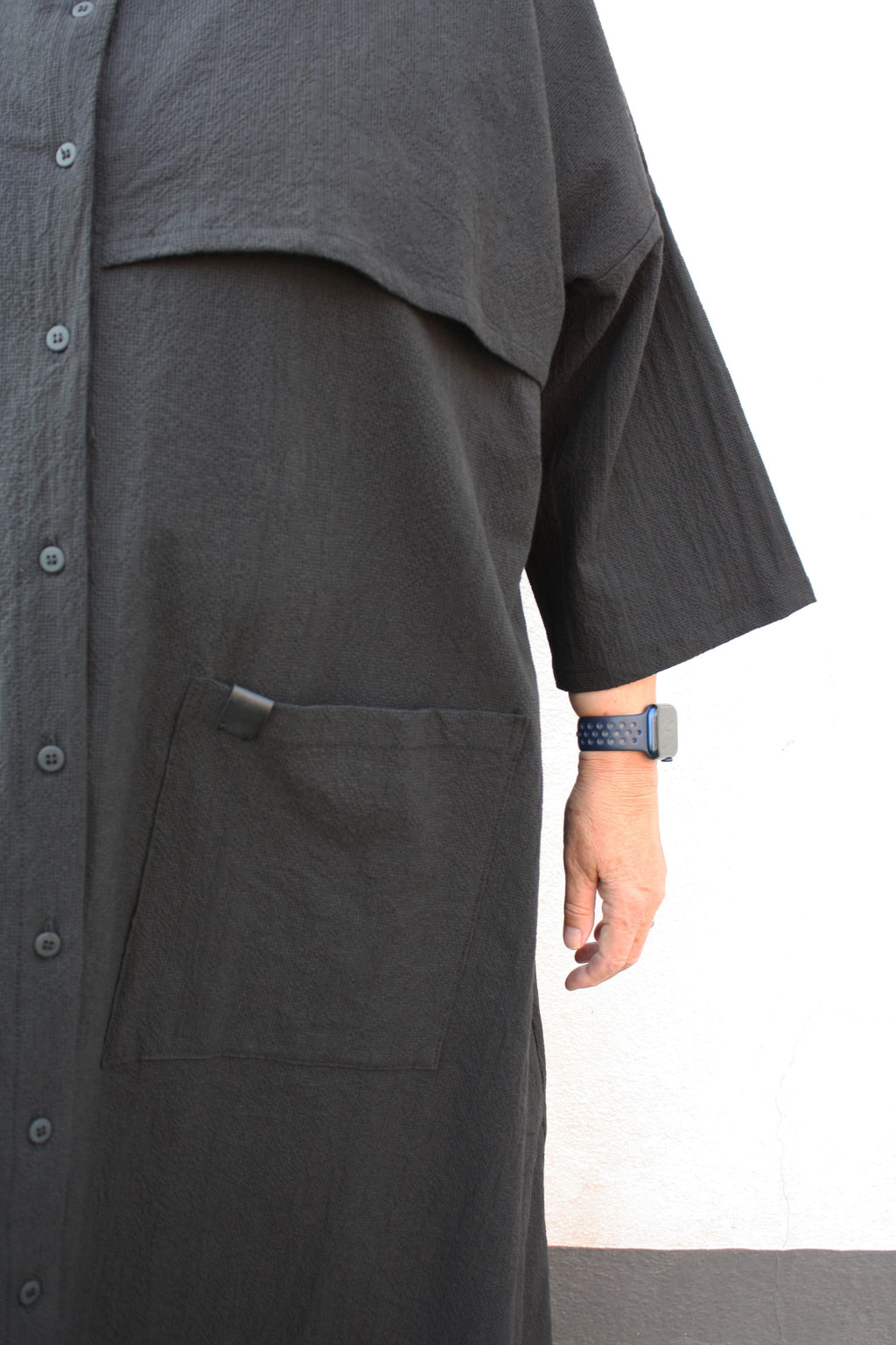 Punch Dress Black Tencel