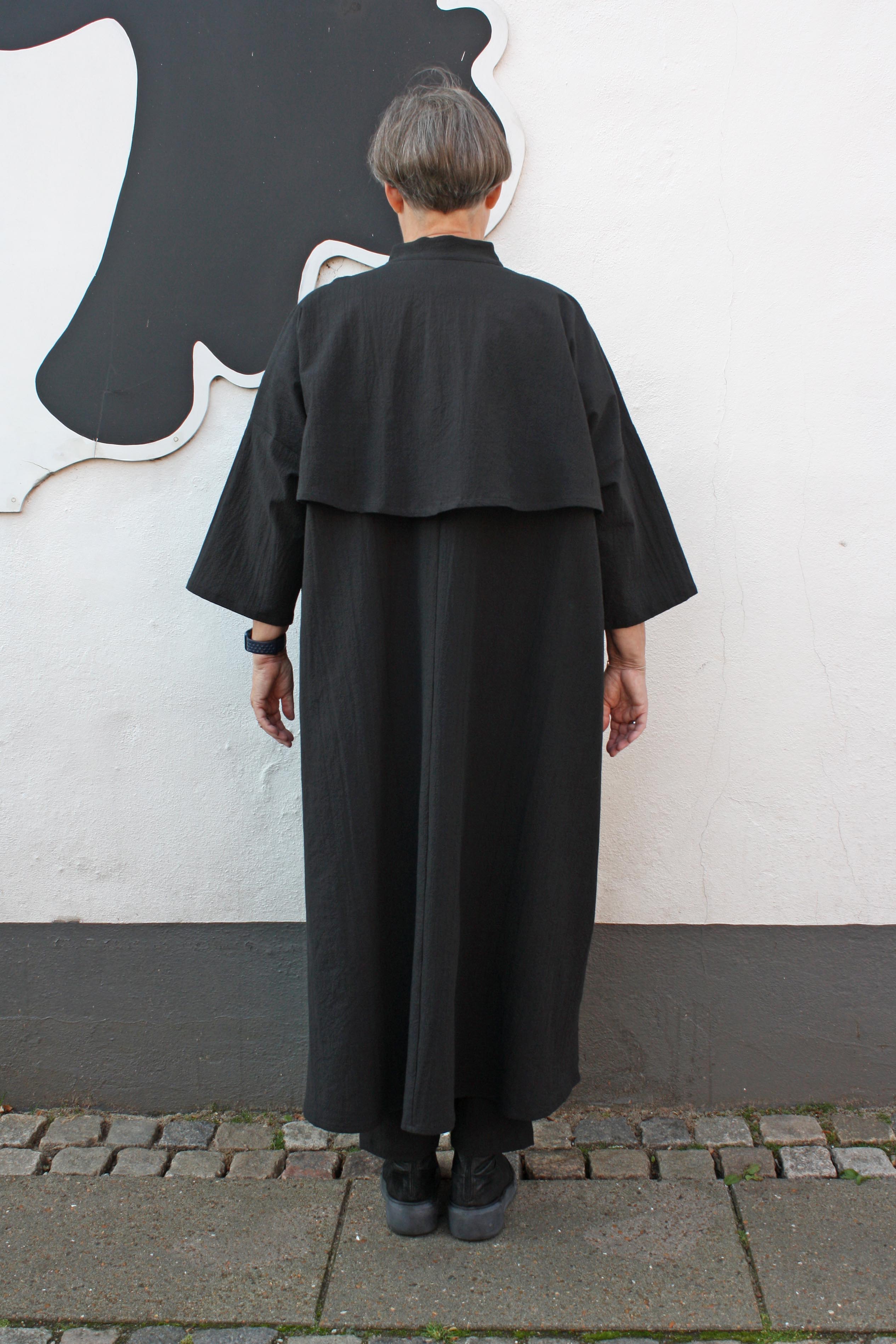 Punch Dress Black Tencel