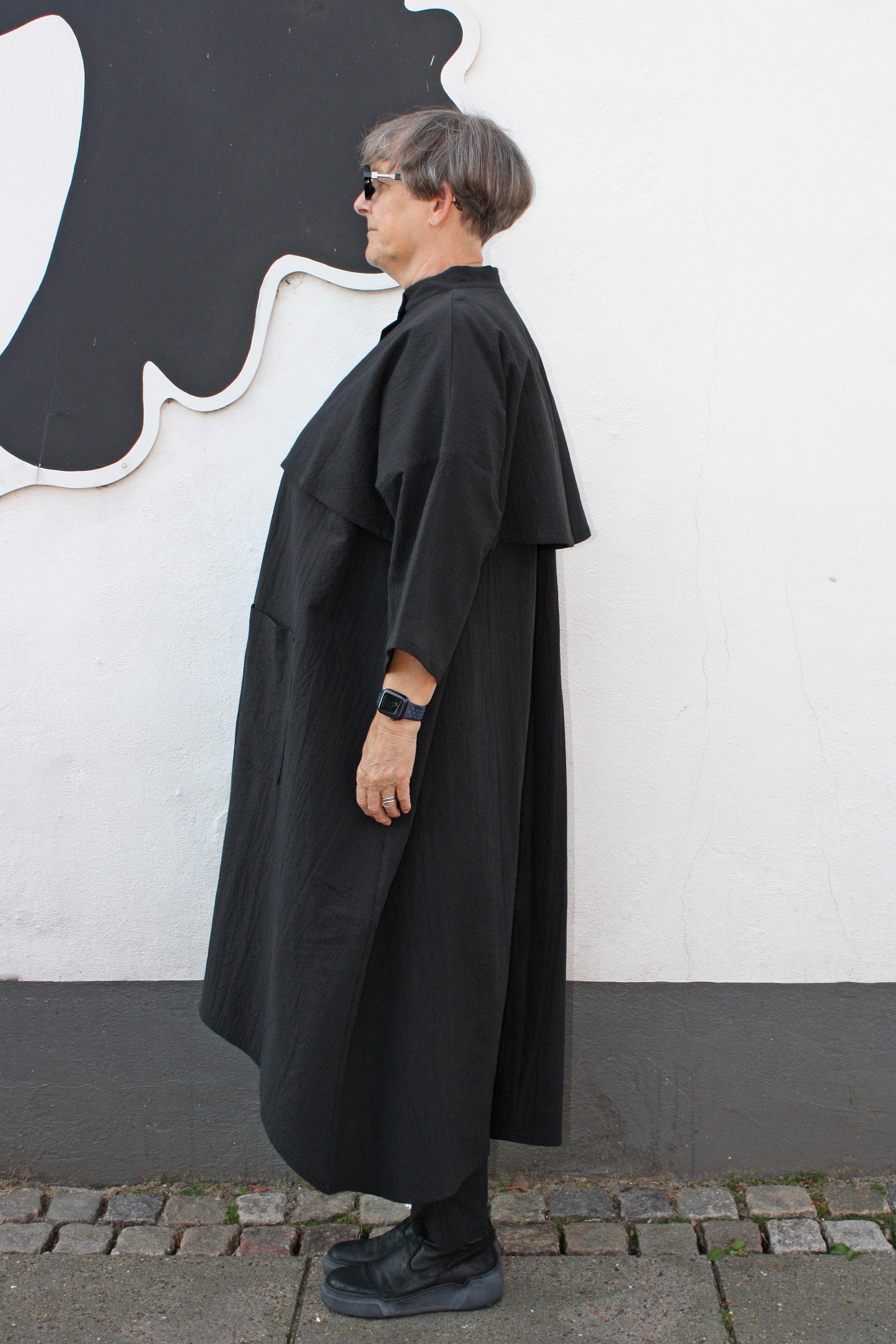 Punch Dress Black Tencel