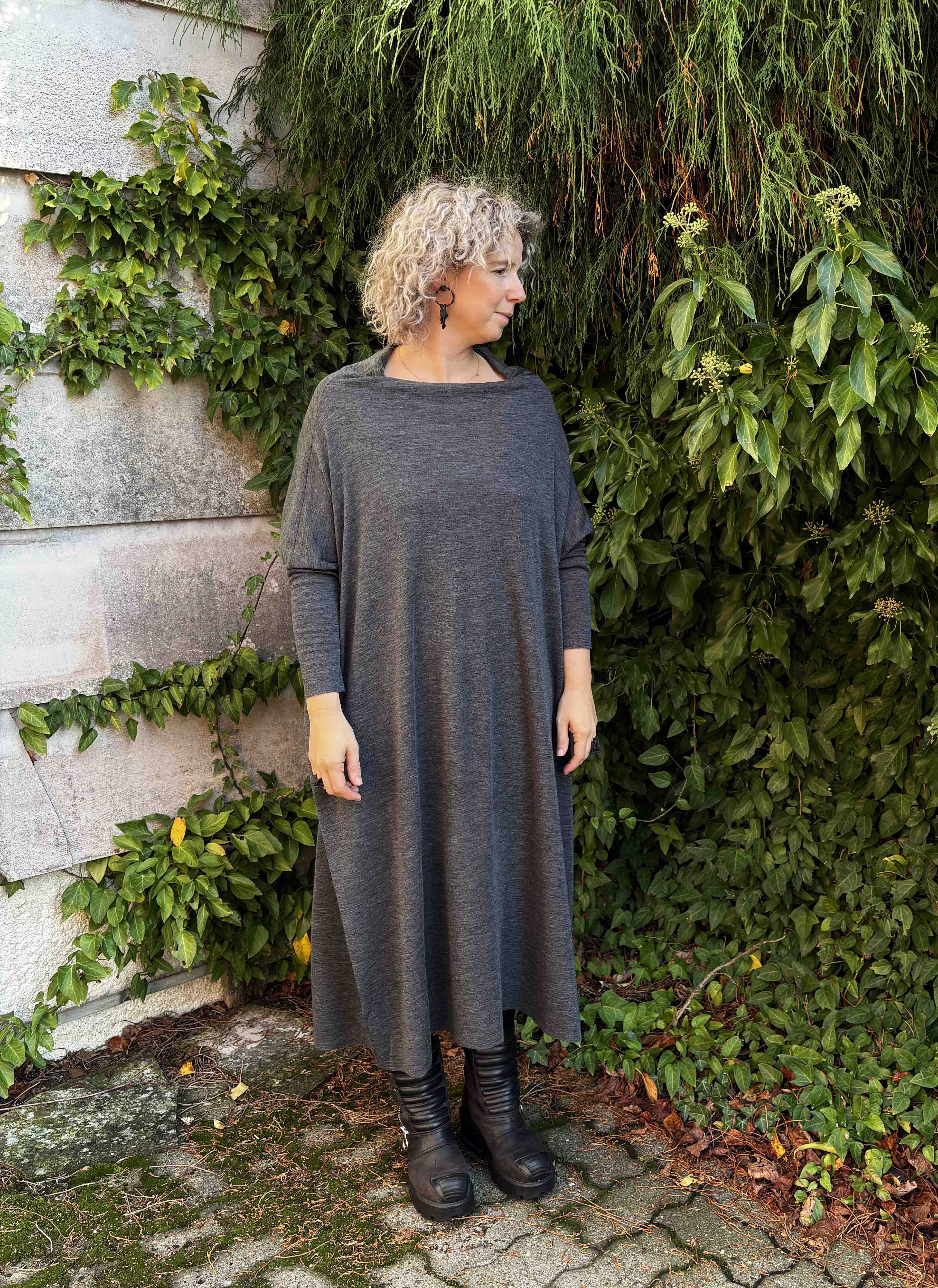 Sara Wool Oversize Dress