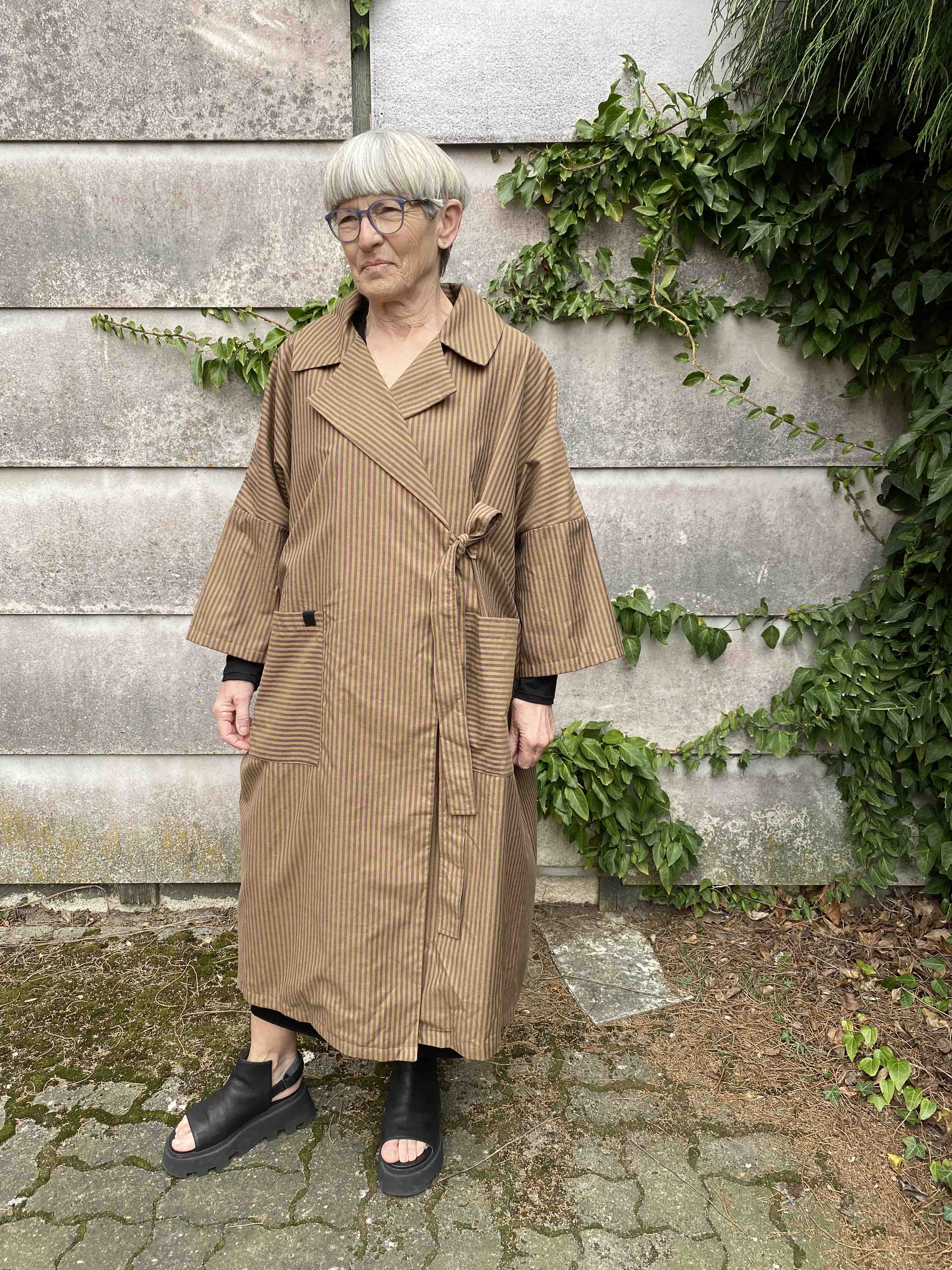 Sole Coat Brown/Black Stripe