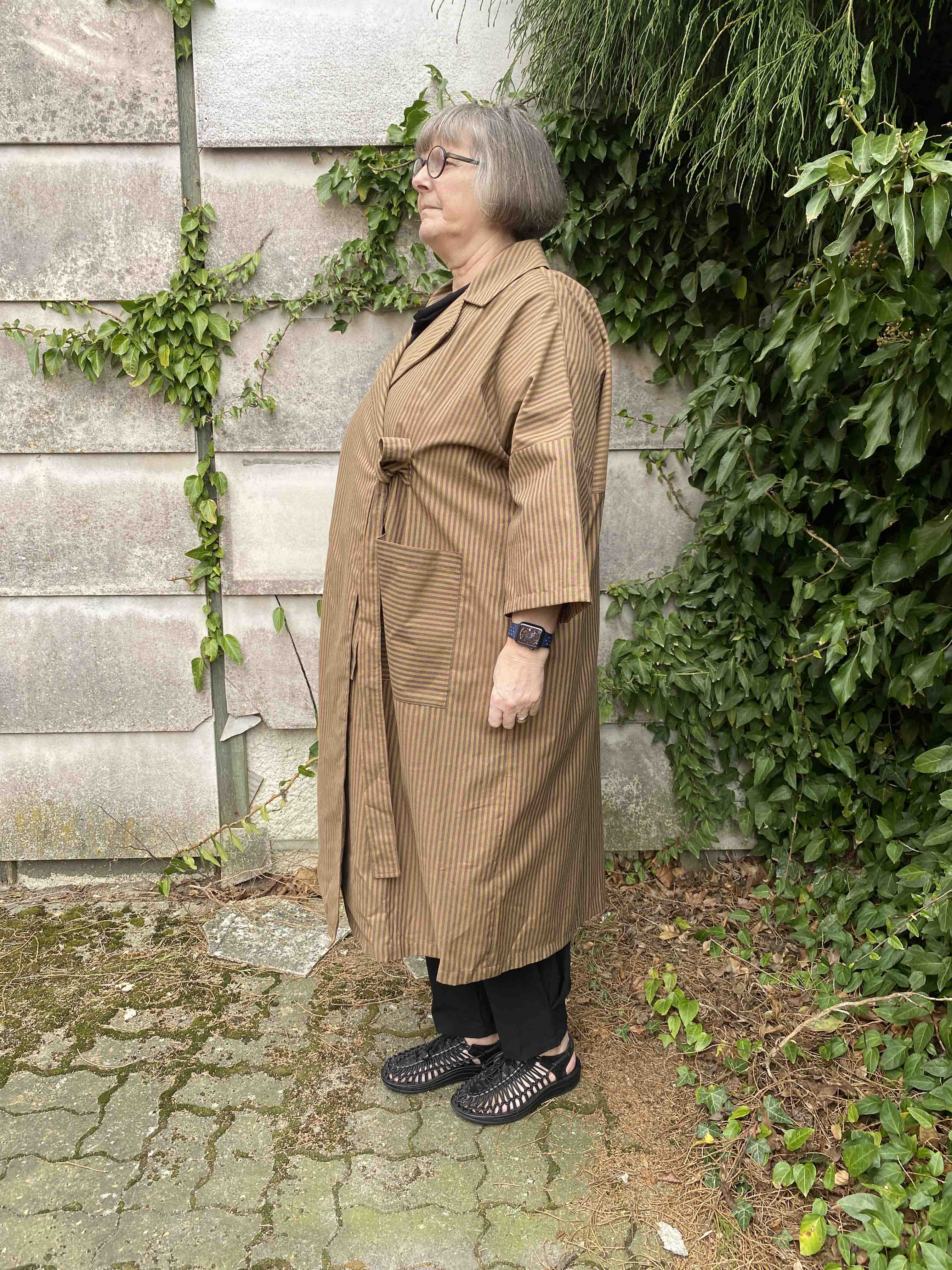 Sole Coat Brown/Black Stripe