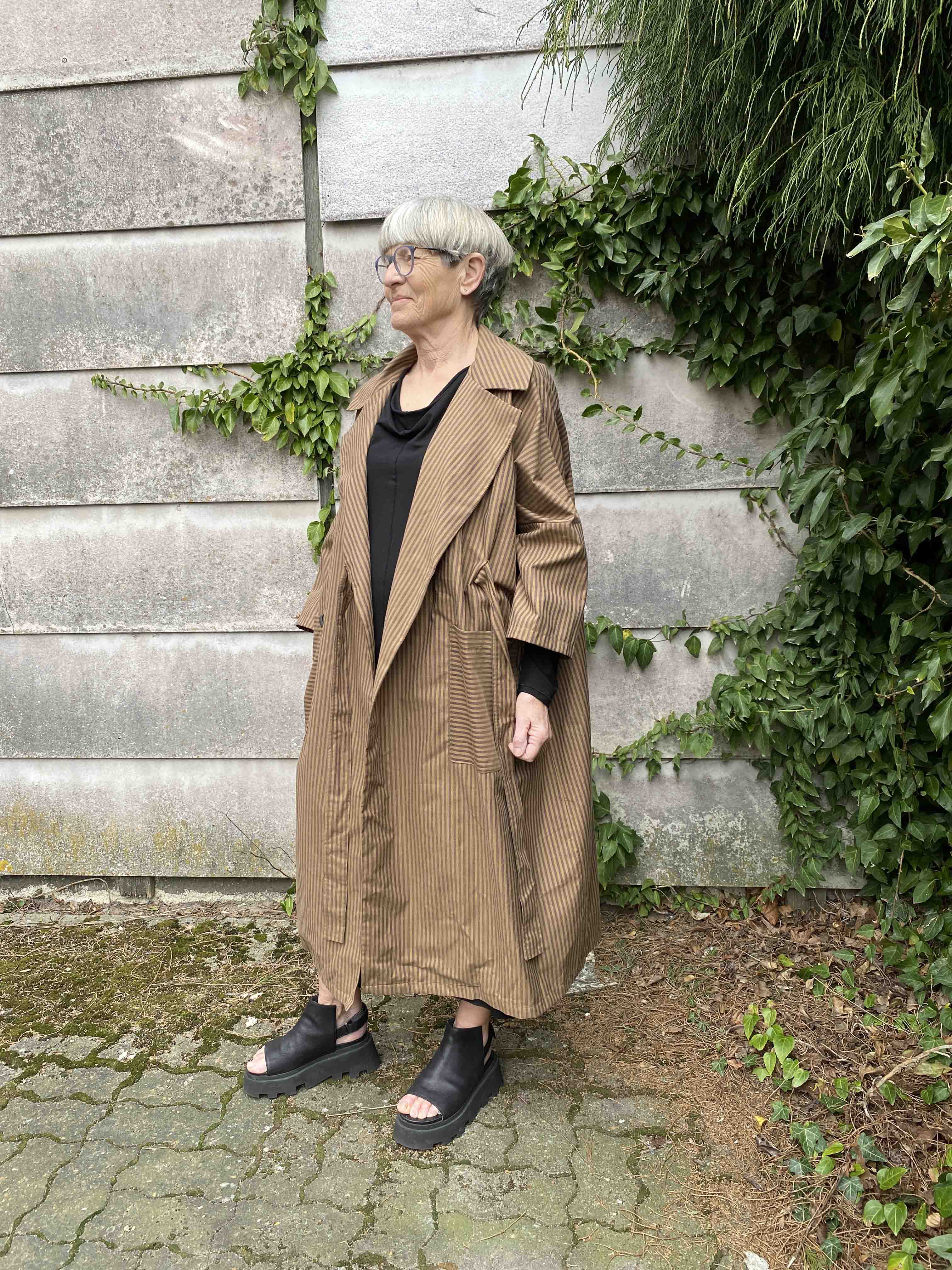 Sole Coat Brown/Black Stripe