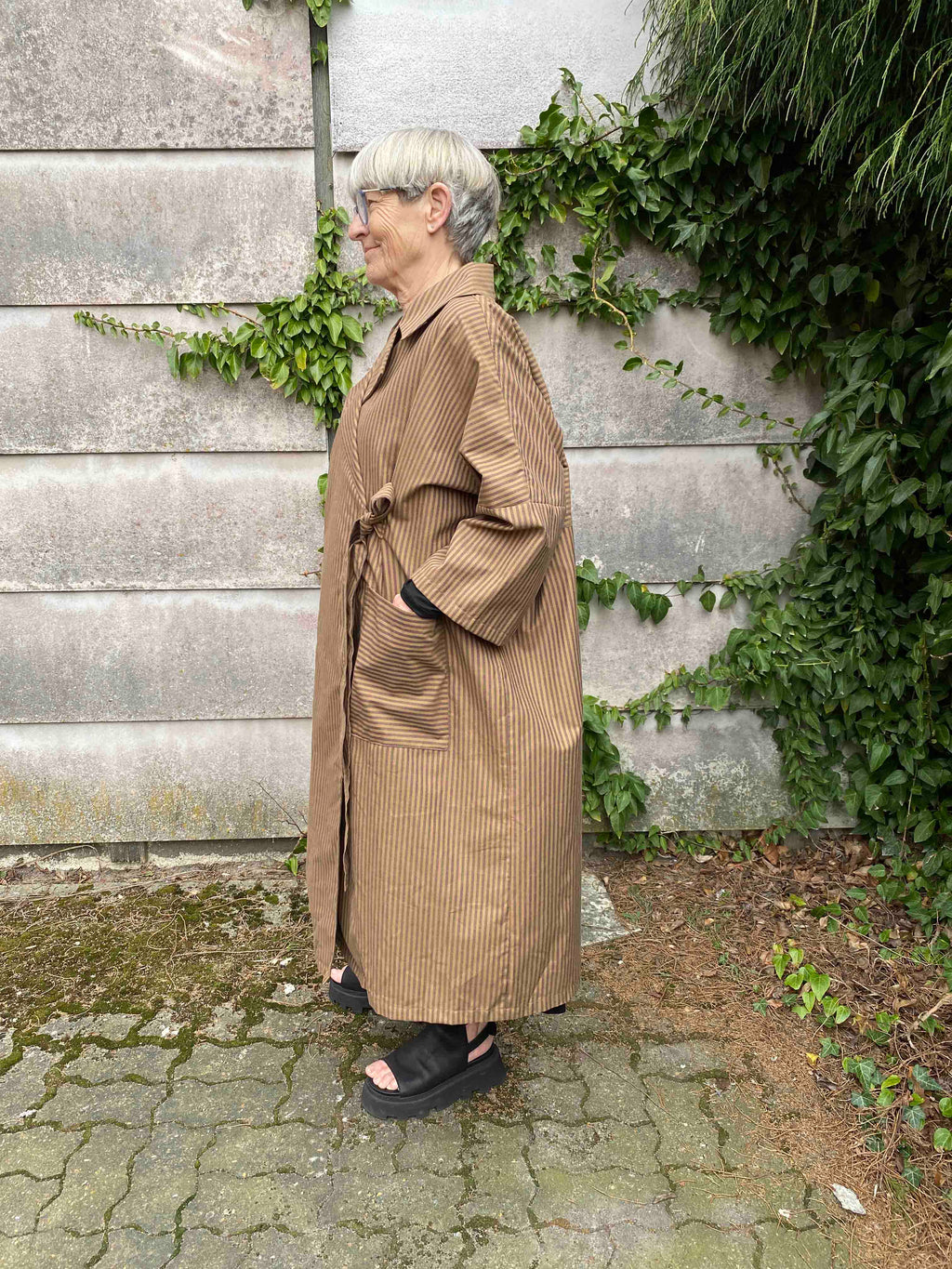 Sole Coat Brown/Black Stripe